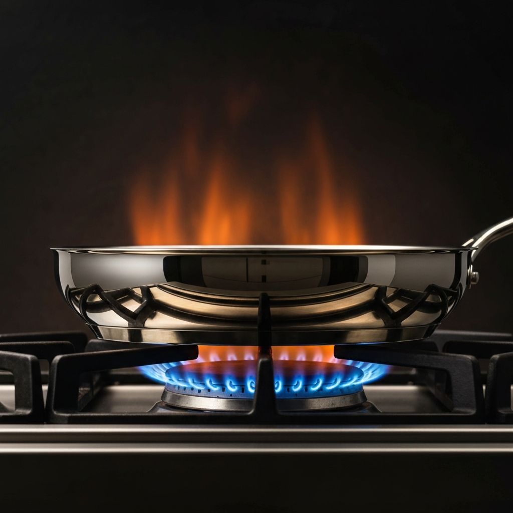 Thermal visualization of even heat distribution across the entire pan surface